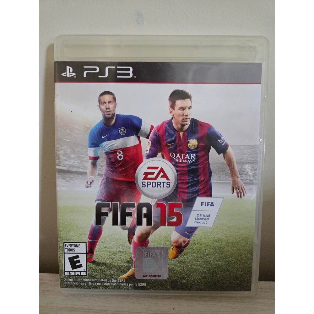 FIFA 15 Sony PlayStation 3 PS3 EA Sports Soccer Game Messi Dempsey Cover